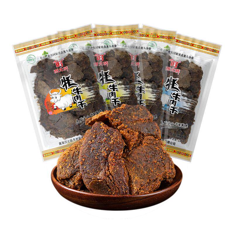 西北骄牦牛肉干风干青海特产