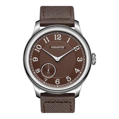 法拉苏蒂80h手动机械男表贴腕