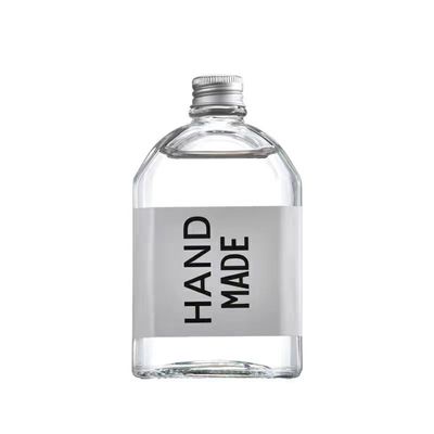 玻璃网红空瓶密封带盖子饮料瓶