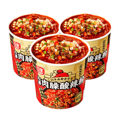 白家阿宽肉臊酸辣粉桶装