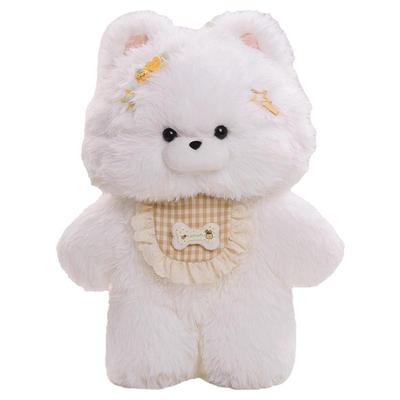 小羊古力可爱小狗萨摩耶双肩背包包毛绒玩偶大脸书包生日毕业礼物