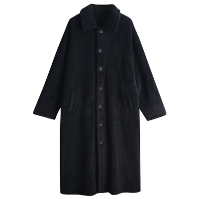 男士珊瑚绒保暖睡袍家居服