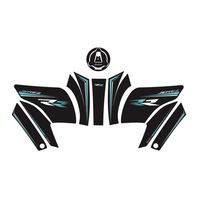 适用25款凯越350RR赫雷兹油箱贴