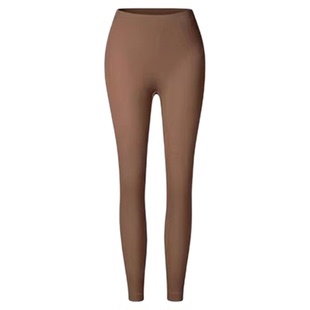 丝艺桑蚕丝羊绒无缝发热打底裤真丝高弹提臀轻柔保暖女士秋裤长裤