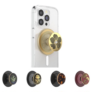 【黑夜浪漫】PopSockets泡泡骚手机支架气囊伸缩防摔粘贴磁吸啪嗒 梨花 银杏 琥珀 玫瑰 珍珠 勃艮第红 蕾丝