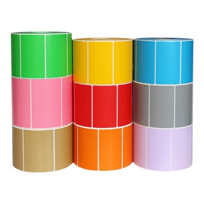 仓库物流颜色分类长效铜版标签纸