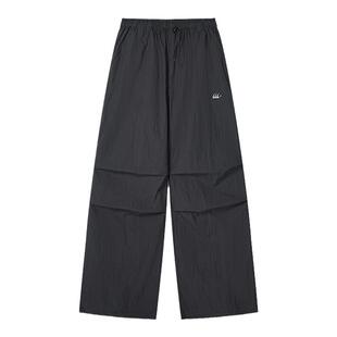 square houlest早春户外松紧腰宽松休闲运动登山徒步工装长裤女