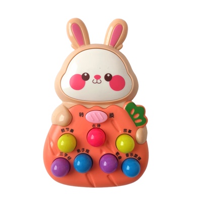 兔子打地鼠早教机故事机掌上迷你玩具幼儿儿童益智灯光音乐三字经