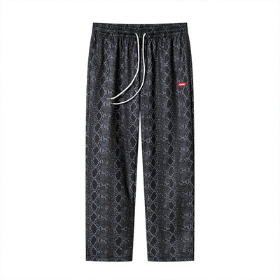 维动灵速花裤子九分男夏秋薄款