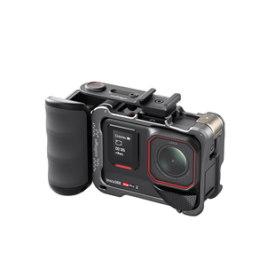 aMagisn阿迈适用影石Insta360 AcePro电池充电盒金属磁吸快拆兔笼保护框配件