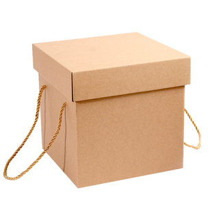 牛皮纸包装盒礼盒空盒礼物盒牛皮纸盒礼品盒diy空盒过节通用定制