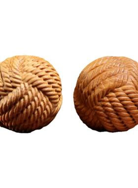 天然崖柏毛线球保健球