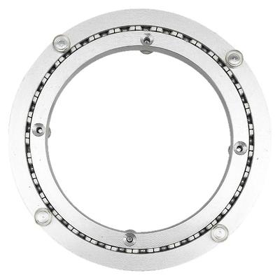 消音铝合金实木大理石玻璃转盘