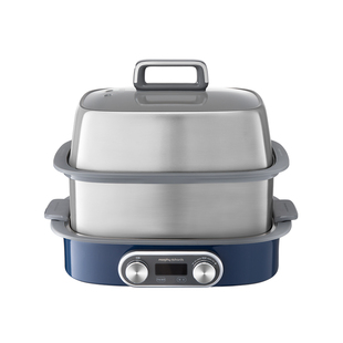 摩飞极速电蒸锅家用全自动预约蒸汽锅小型隔水蒸炖锅多功能蒸煮锅