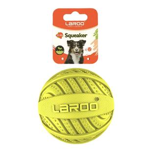 【喵旺财】狗玩具球LaRoo莱诺宠物橡胶可爱发声球漏食球耐咬磨牙