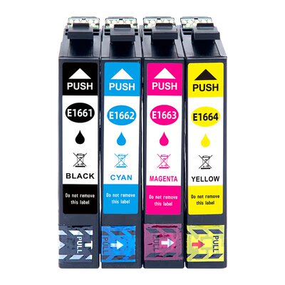 适用爱普生T1431-T1434墨盒四色套装WorkForce WF-7018 WF-7521 WF-3521打印机彩色墨水通用原厂原装143墨盒