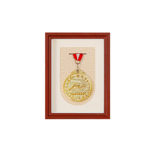 实木立体中空马拉松奖牌展示框架定制keep相框摆台徽章收纳盒挂墙
