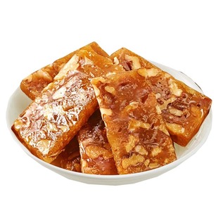 来伊份松仁核桃软糕果仁糕500g传统糕点办公室休闲零食解馋软糖