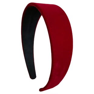 突然的喜欢王玉雯林欢儿同款丝绒红色发箍女高颅顶显白发饰氛围感