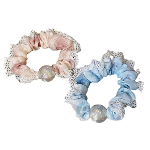 5.21韩国baket发饰清新花边珠子大肠圈发圈发绳