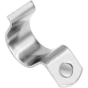 304不锈钢加厚单边骑马卡单孔固定卡P型喉箍卡管卡水管夹卡扣卡式