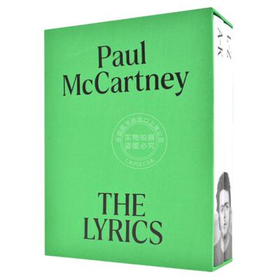 预售 甲壳虫乐队 保罗麦卡特尼歌词全集 英文原版 The Lyrics: 1956 to the Present Paul McCartney The Beatles
