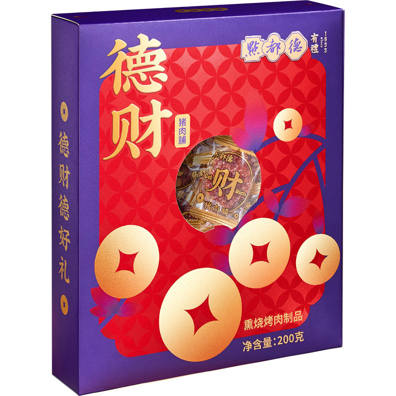 点都德德财猪肉脯礼盒