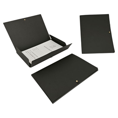 A4文件夹黑色合同夹资料收纳袋