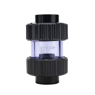 溢彩翻板式止逆阀软管鱼缸止回阀水泵单向阀塑料管逆止阀透明UPVC