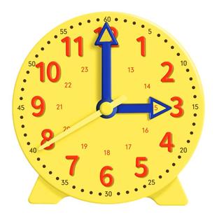 钟表模型儿童学习认识时间幼儿园一二年级小学生教学思维时钟教具