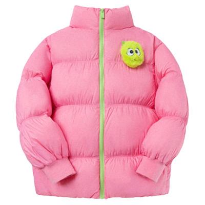 巴拉巴拉女童羽绒服中大童短款立领外套儿童加厚上衣冬装新款童装