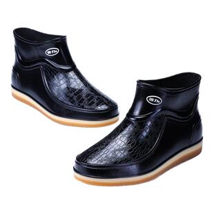 回力男鞋雨鞋男鞋2025新款四季防水胶鞋男水鞋男纯色劳保雨靴男款
