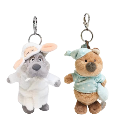 NICI晚安公仔狼树懒水獭袋鼠挂件