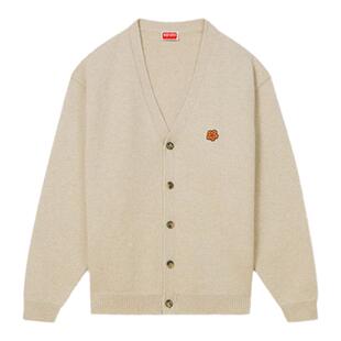 KENZO 男士BOKE海棠花羊毛开衫针织衫毛衣