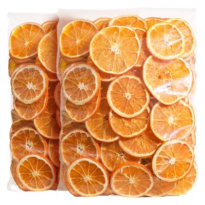 橙子干片片形完整，蛋糕装饰