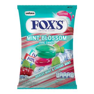 FOX'S霍士印尼进口水晶糖果果汁糖网红硬糖果大包装125g喜糖零食