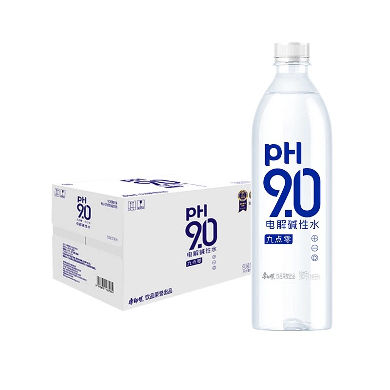 康师傅pH9.0电解碱性水0糖苏打水