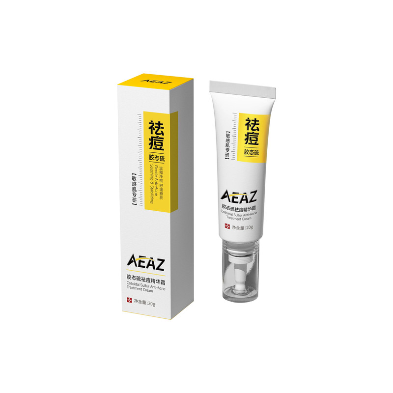 AEAZ胶肽硫祛痘修复精华霜