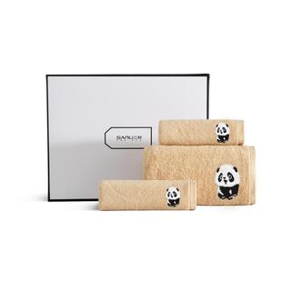 三利毛巾浴巾三件套礼盒家用纯棉吸水2025新款全棉男款女夏男裹巾