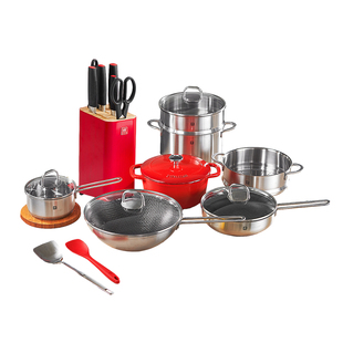 德国双立人锅具套装全套家用不锈钢官方旗舰店摩登Nova Plus套装