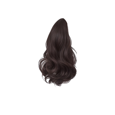 马尾抓夹假发梨花卷中长发