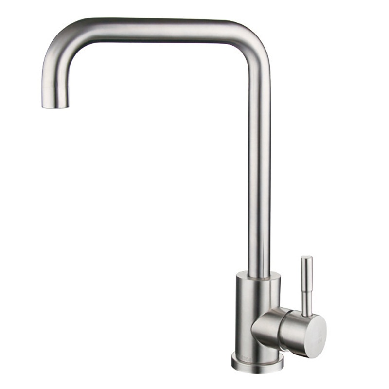 304不锈钢拉丝洗菜盆洗碗水龙头 厨房水槽不锈钢盆冷热水龙头家用