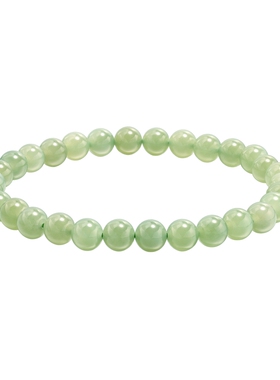 老庙国风淡雅青玉珠手手串