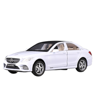 1:32奔驰C260L汽车模型奔驰C级轿车合金儿童玩具车仿真男孩车礼物