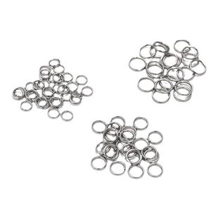 钛钢开口圈平口圈不锈钢单圈 手工diy手链项链串珠连接环饰品配件