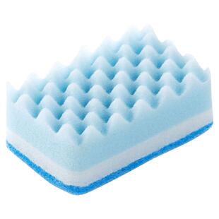 居家家双面三层海绵擦百洁布4个装 加厚厨房洗碗洗锅清洁布海绵块