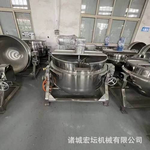 全自动行星搅拌炒锅 全自动火锅底料月饼馅料自动翻锅搅拌炒菜机