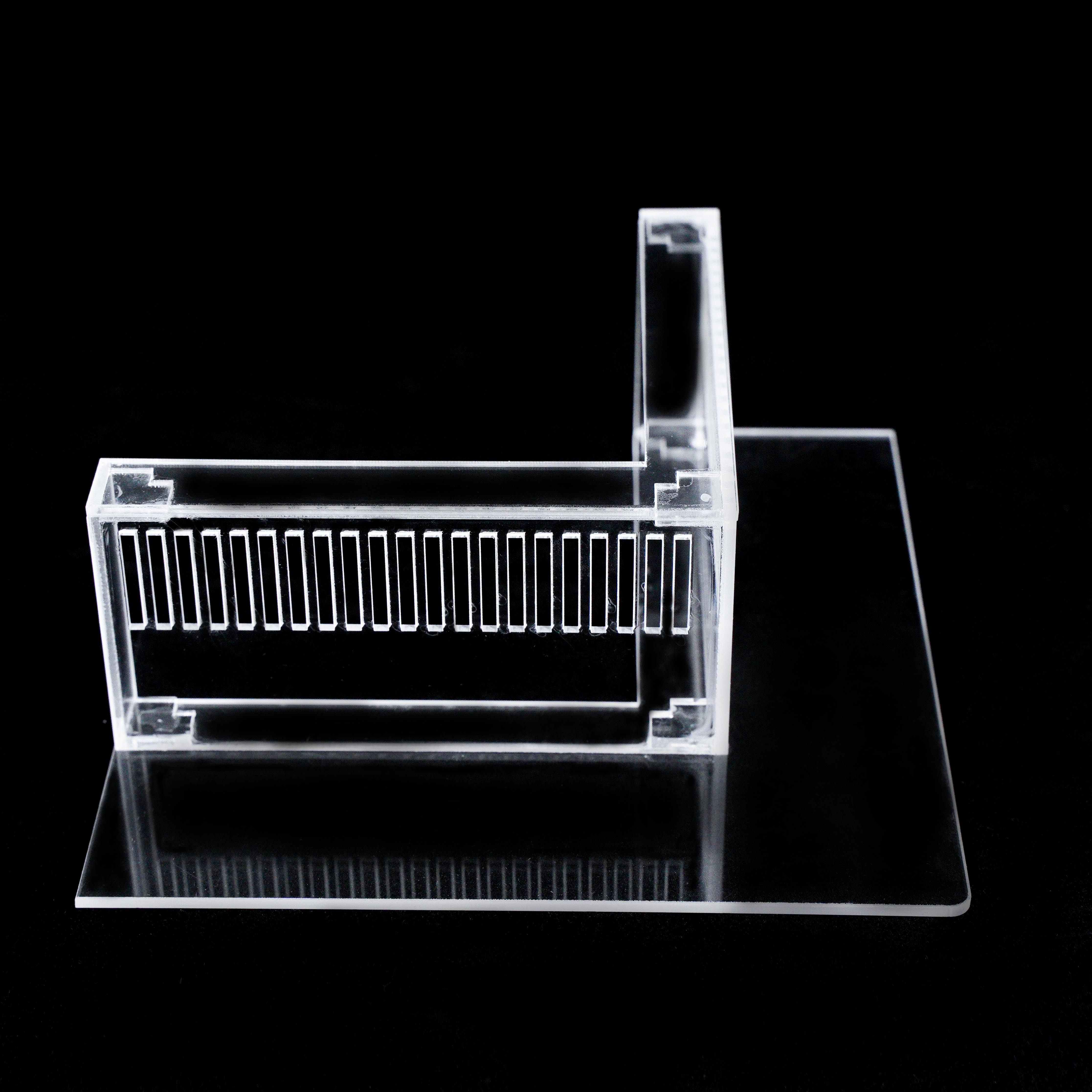 亚克力直角挡沙板鱼缸溢流区溢流板鱼梳改防沙挡板挡泥挡石