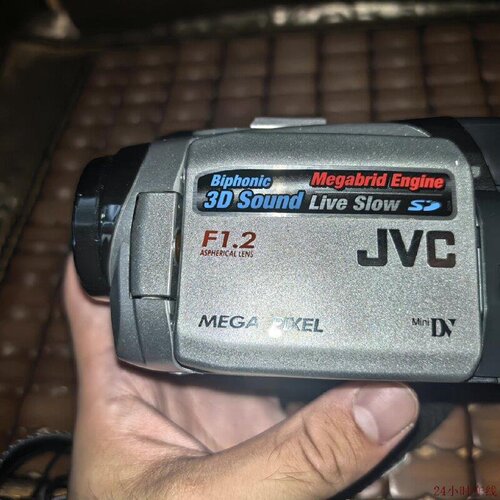 可维修JVCGRDF570老DV支持MiniDV磁带和SD卡F1.2大光圈日本产F1.2