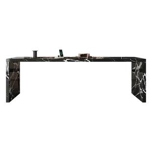 齐平岛台餐桌一体家用宝格岩板丽多功能中岛台餐桌奢石款岩板导台